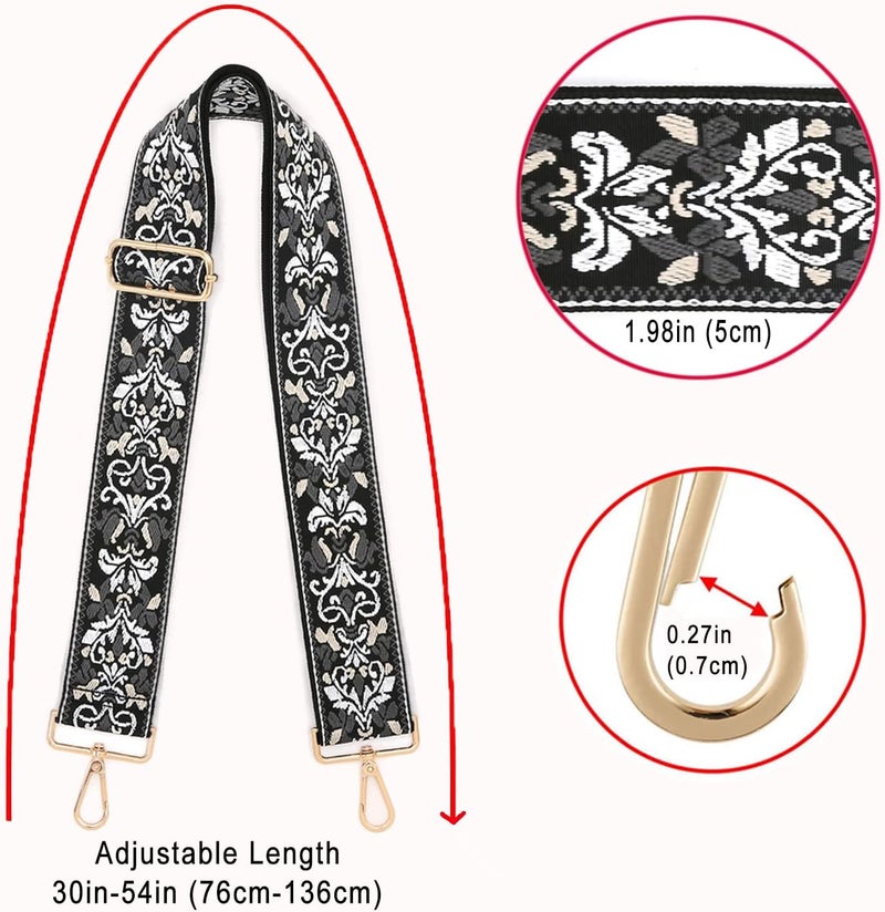 Shein Purse Strap Replacement Crossbody Handbag Shoulder Strap Adjustable - Image 4